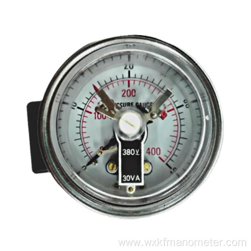 63mm dry 1/4" npt lower mount pressure gauge